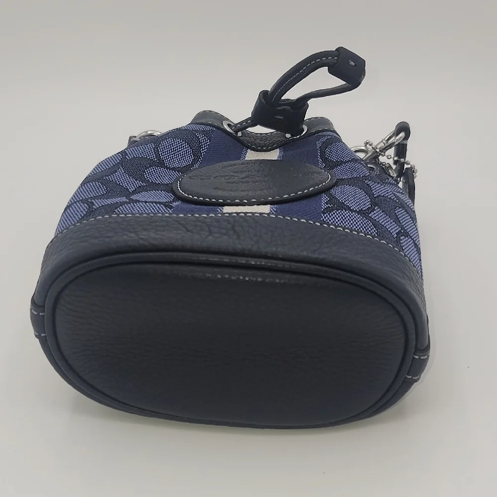 Coach Navy and Black Mini Bag - Picture 3 of 7